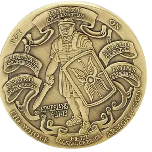 Armor of God Challenge Coin