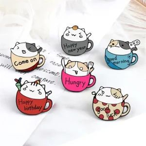 Cat Enamel Pins