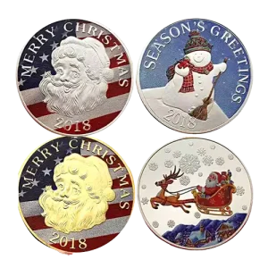 Christmas Challenge Coins