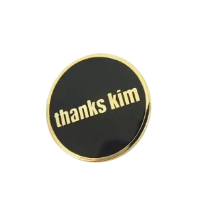 Gold Enamel Pin