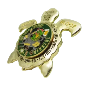 Custom Shape Challenge Coin
