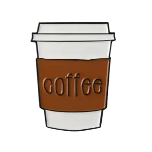 Coffee Enamel Pin