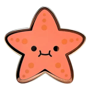 Starfish Lapel Pins